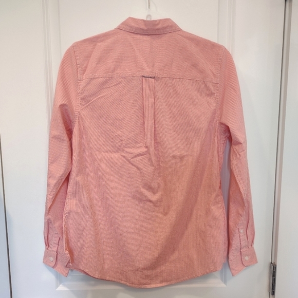 L.L. Bean Lakeside Performance Check Button Down Shirt - XS, Reef Coral, NWT - Picture 2 of 16